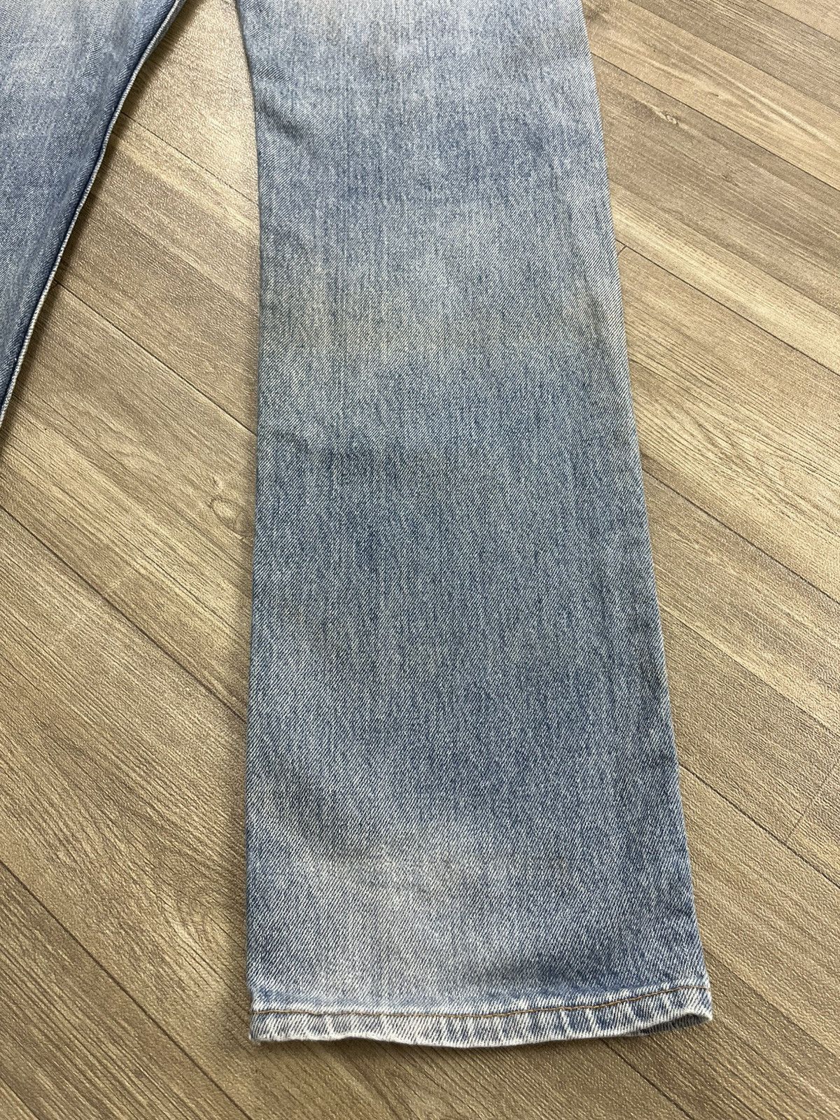 Levi's Vintage Clothing 🇺🇸1990s Vintage Levis 501 LVC 30x34 Light Blue Straight Jeans Size US 30 / EU 46 - 16 Thumbnail