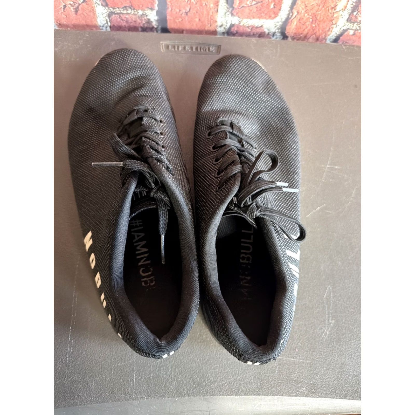 Vintage NOBULL Black Solid Low Top Athletic Sneakers Lace Up Men’s Shoes 13 Size US L / EU 52-54 / 3 - 4 Thumbnail