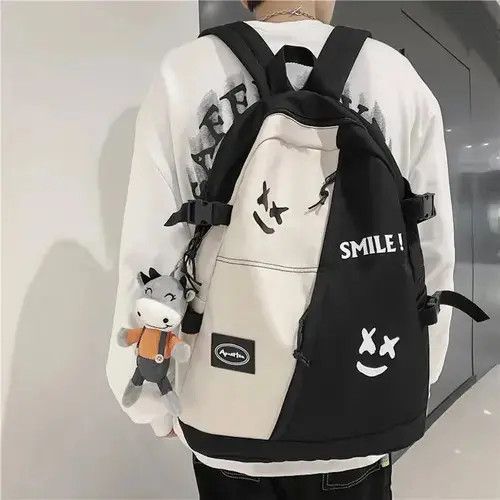 Japanese Brand Fashion cute teddy bear cartoon smile backpack y2k Size ONE SIZE - 5 Thumbnail