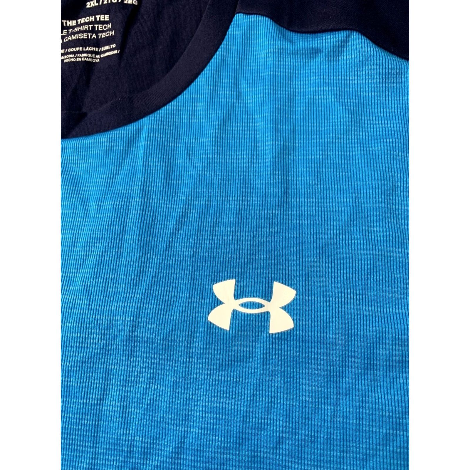 Under Armour UNDER ARMOUR TECH TEE SHIRT XS BLUE 2024 The Tech Tee CrossFit Performance/Activity: Activewear Men Short Sleeve Crew Neck Jersey 100% Polyester Size US XS / EU 42 / 0 - 3 Thumbnail