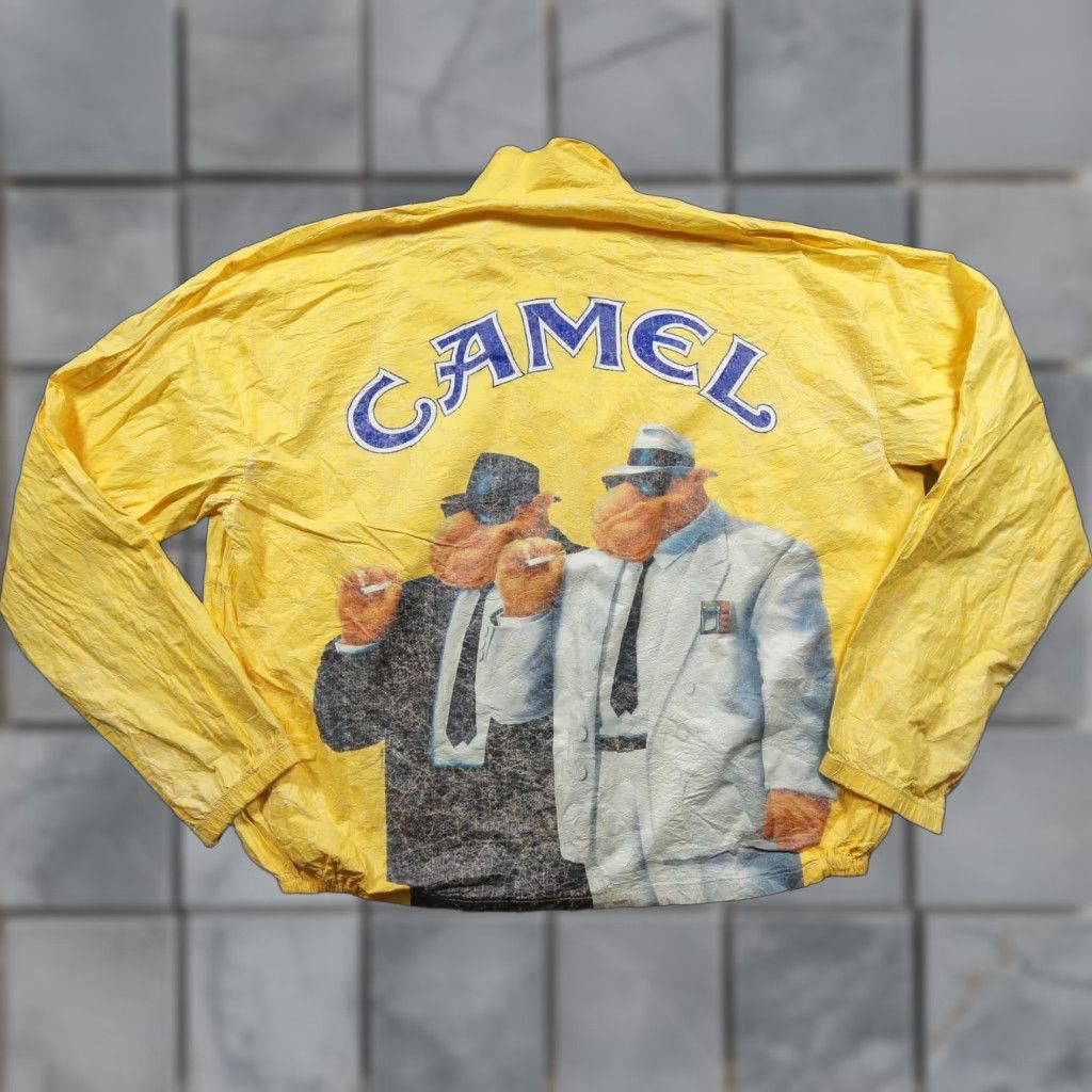 Camel 90's Joe Camel Cigarettes Promo Tyvek Windbreaker Jacket