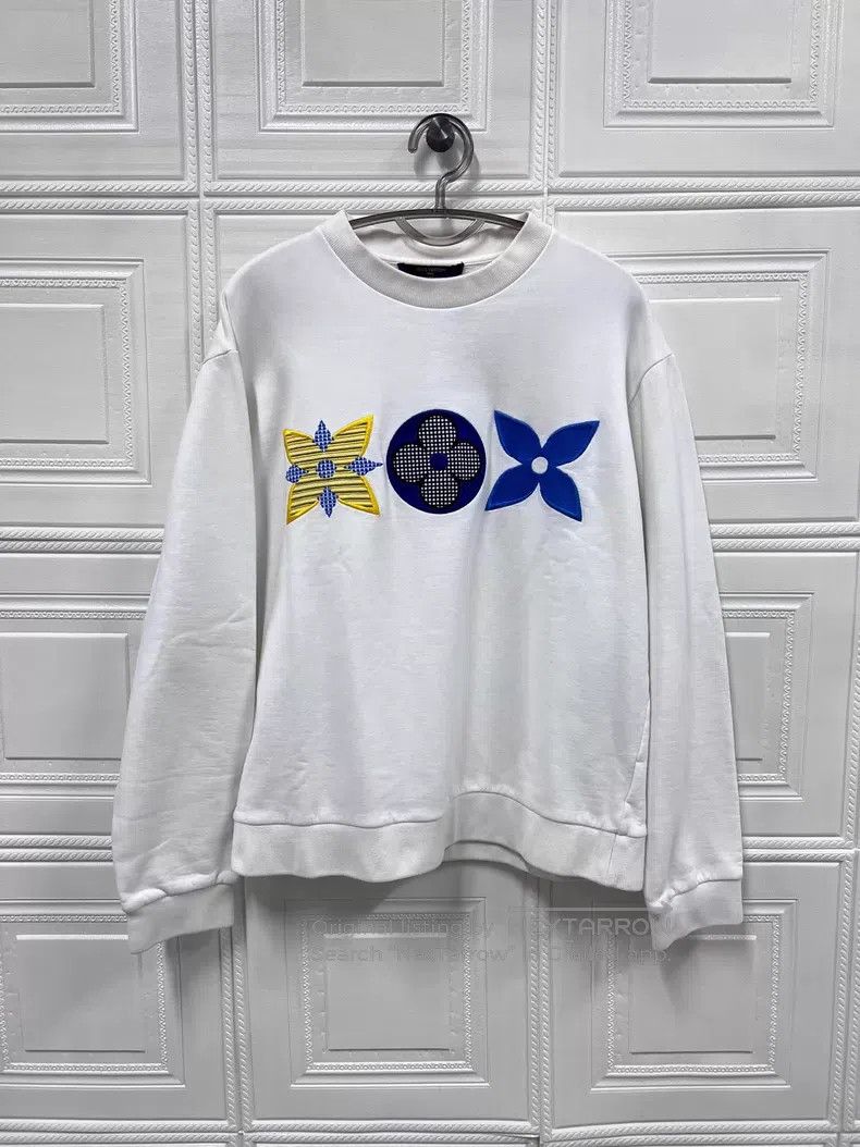 Louis Vuitton Louis Vuitton Colorblock floral-print embroidered three-fl Size US M / EU 48-50 / 2 - 1 Thumbnail
