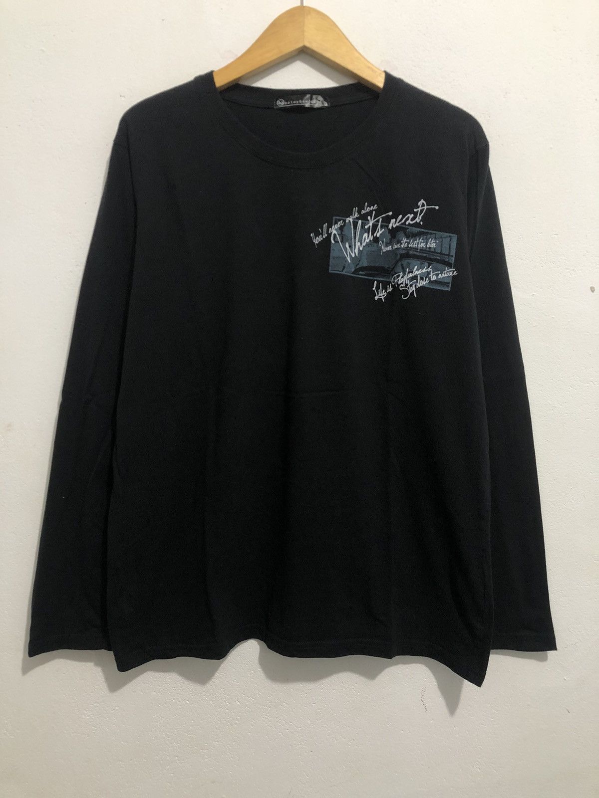 Hysteric Glamour Japan Poem Balmy & Awaking LongSleeve Rock Punk Style Size US L / EU 52-54 / 3 - 1 Thumbnail