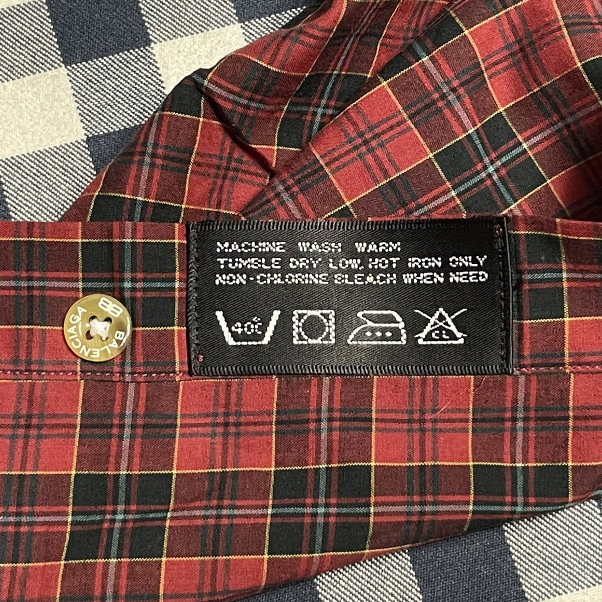 Balenciaga × Vintage Balenciaga Pour Homme Vintage Shirt Size US L / EU 52-54 / 3 - 6 Thumbnail
