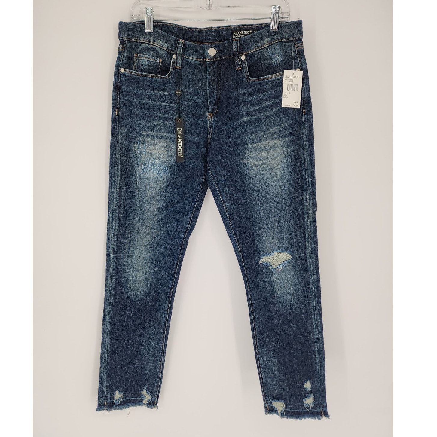 BLANKNYC Blank NYC Let It Roll Distressed Ankle Jeans Women’s Size 29 Size 29" - 11 Thumbnail
