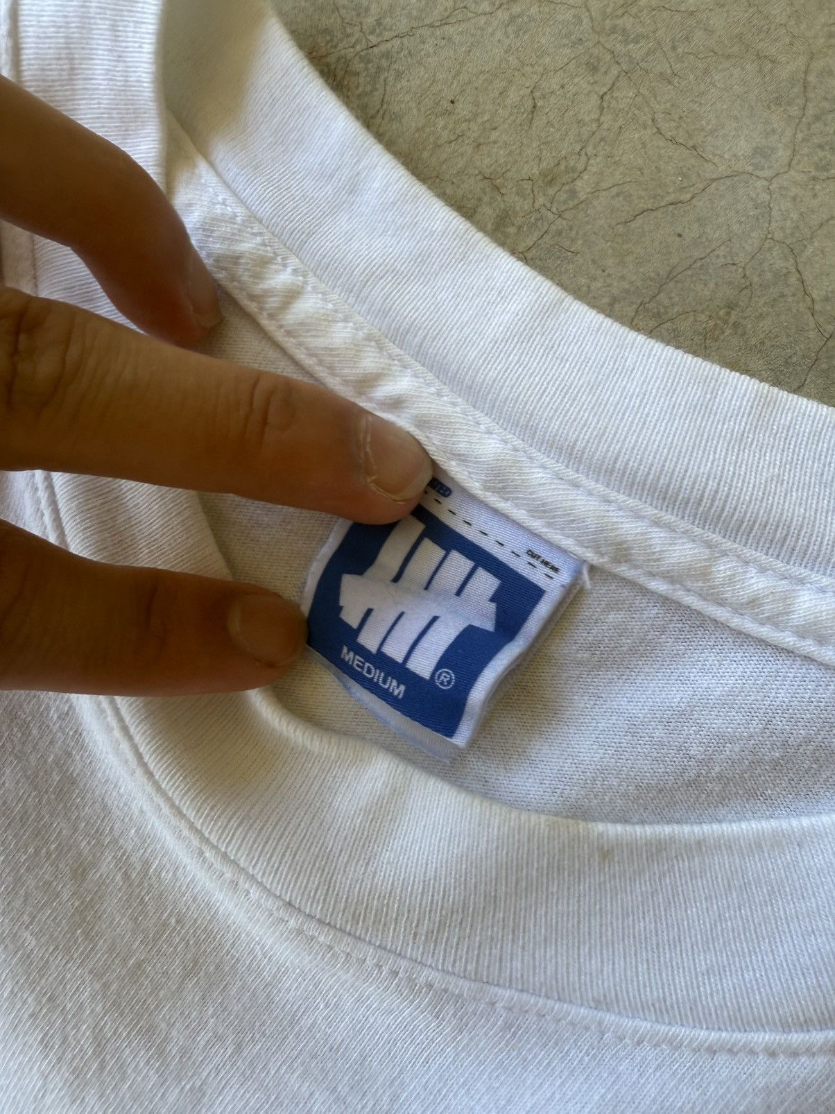 Undefeated Undefeated Logo Tee White Medium Size US M / EU 48-50 / 2 - 2 Thumbnail