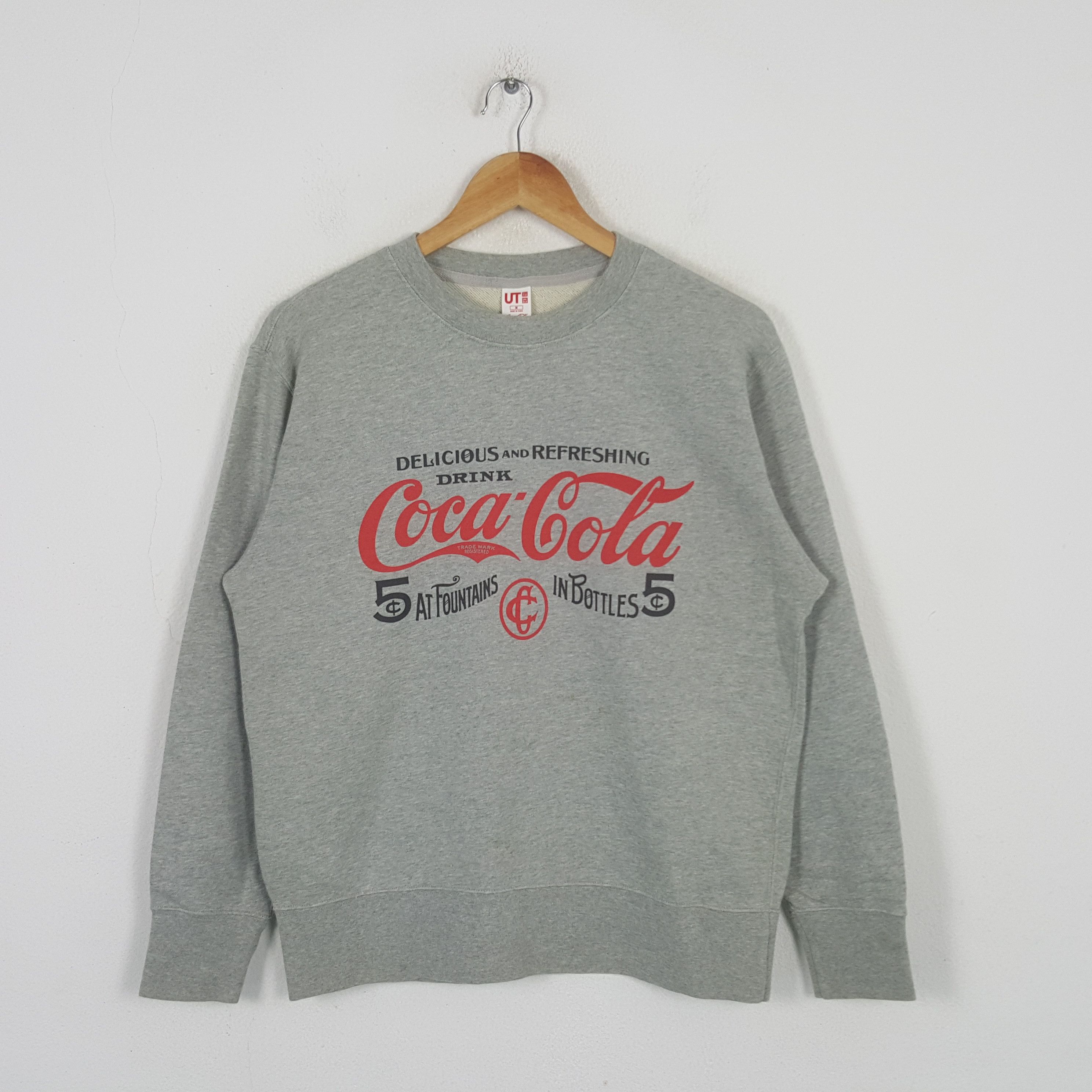 Uniqlo Vintage Coca Cola X Japanese Brand SweatshirtRR13 Size US M / EU 48-50 / 2 - 1 Thumbnail