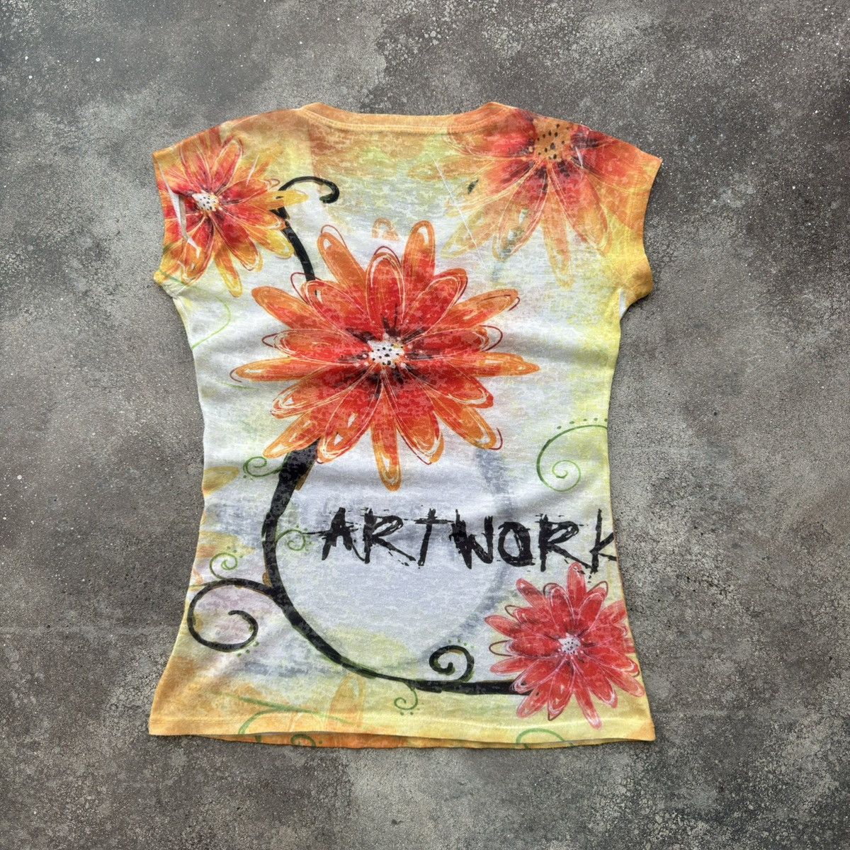 20471120 × Japanese Brand × Vintage Super Sexy Glamour Vintage Floral Size M / US 6-8 / IT 42-44 - 6 Thumbnail
