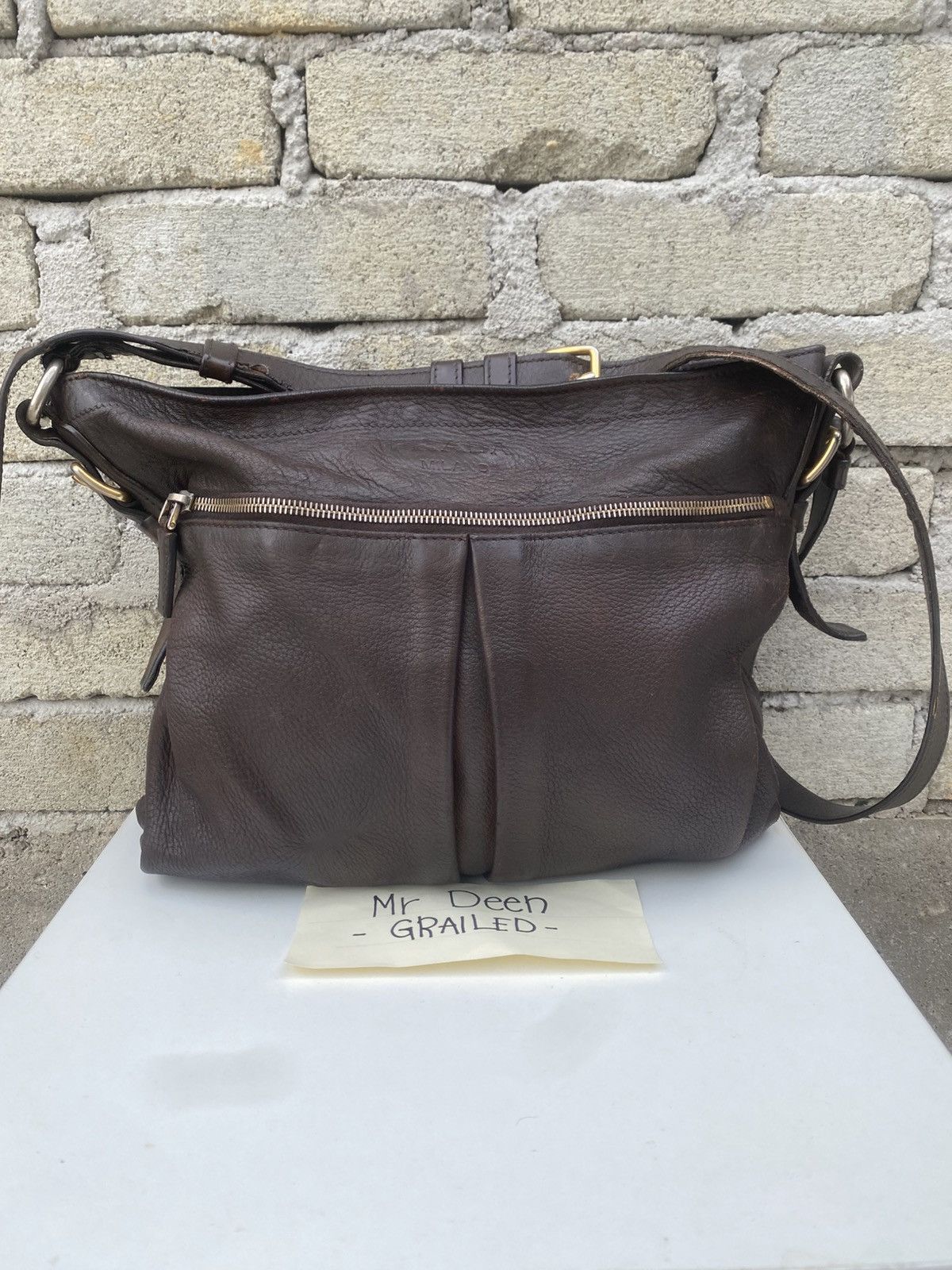 Rare PRADA Leather Cross Body Bag
