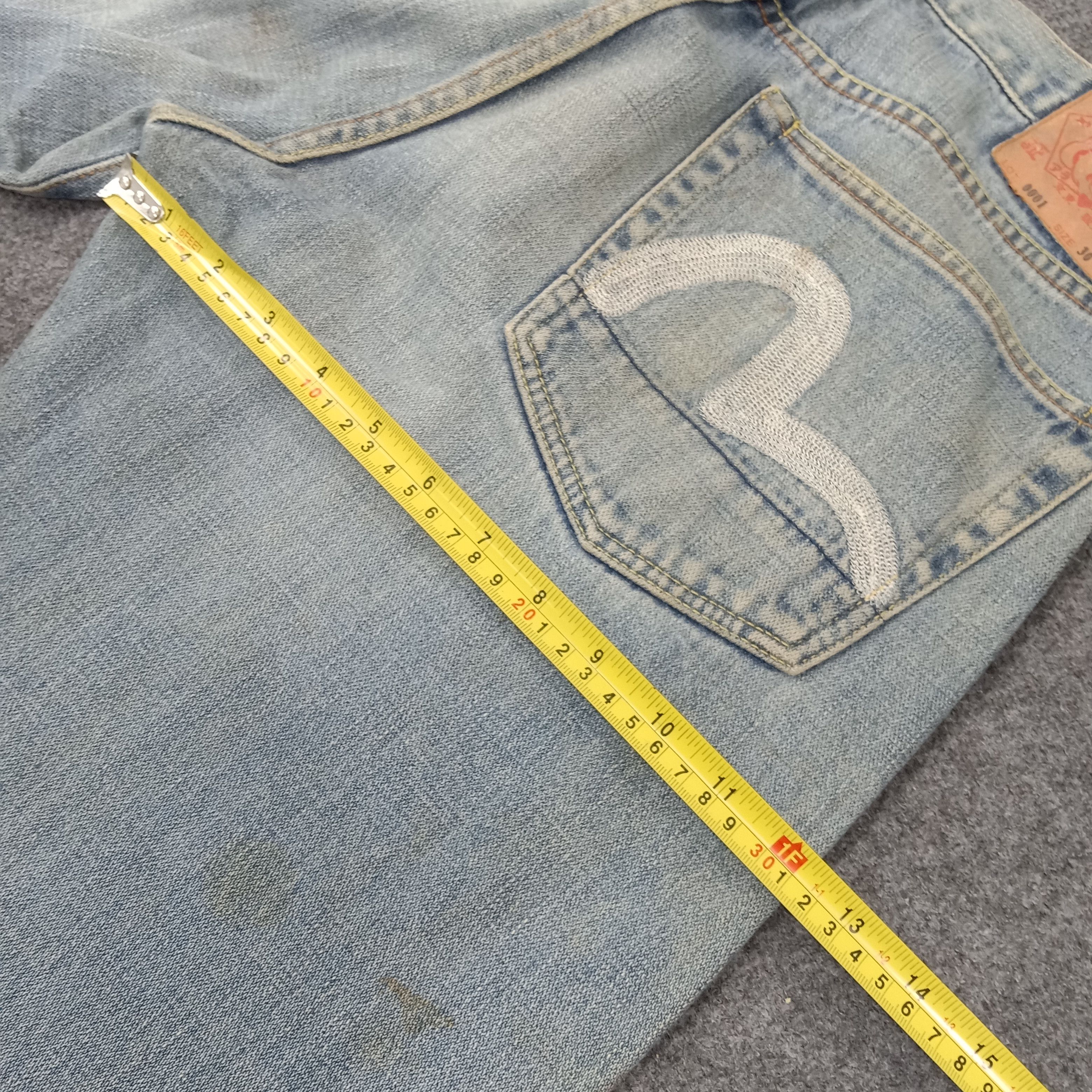 Evisu Evisu Japanese Brand Daicock Custom Art Denim Jeans C228N27 Size US 30 / EU 46 - 13 Thumbnail