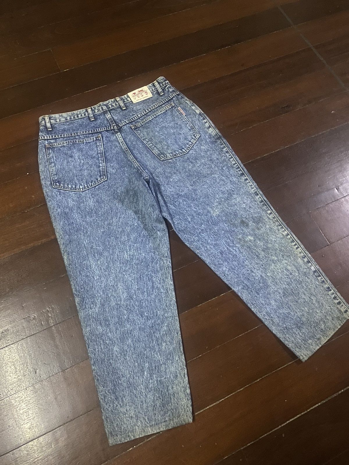 Blue Blue Japan × Designer Fire 🔥 BLUE WAY japan denim stone wash acid wash baggy Size US 38 / EU 54 - 8 Thumbnail