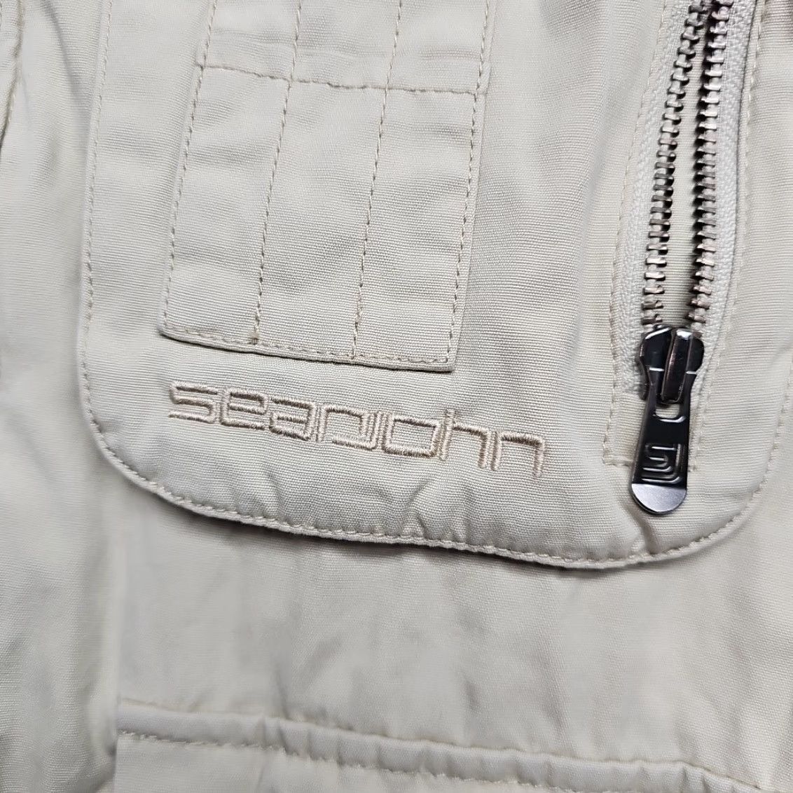 Sean John VINTAGE Sean John Utility Jacket Men Medium Brown Full Zip Multi Pocket Jacket Size US M / EU 48-50 / 2 - 3 Thumbnail