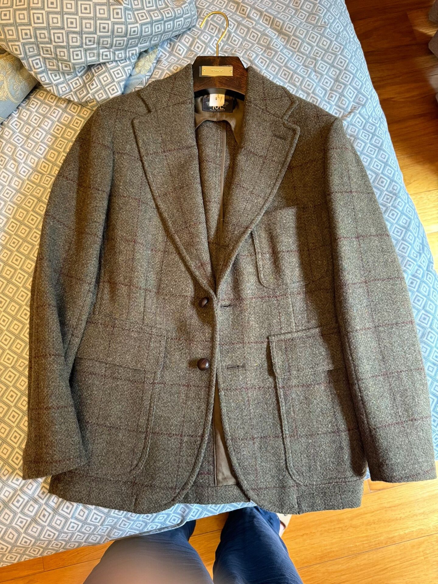 RRL Ralph Lauren RRL Harris Tweed Men's Suit Jacket S Size US S / EU 44-46 / 1 - 1 Thumbnail