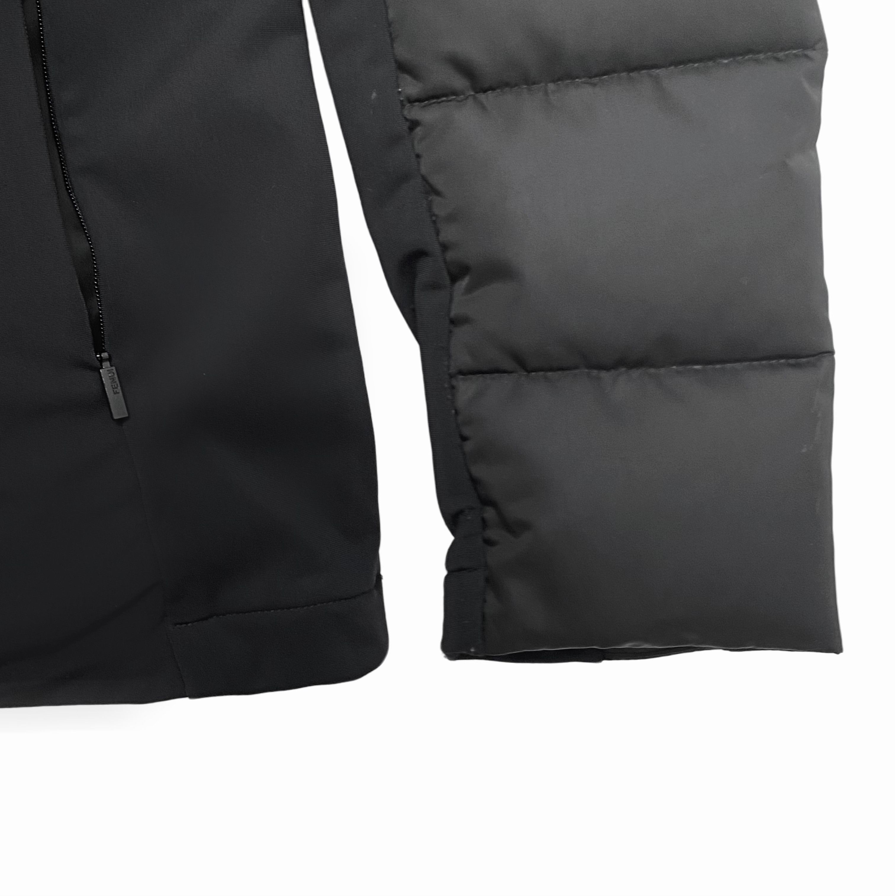 Fendi Fendi Monster Hooded Padded Jacket Black (46/S) Size US S / EU 44-46 / 1 - 4 Thumbnail