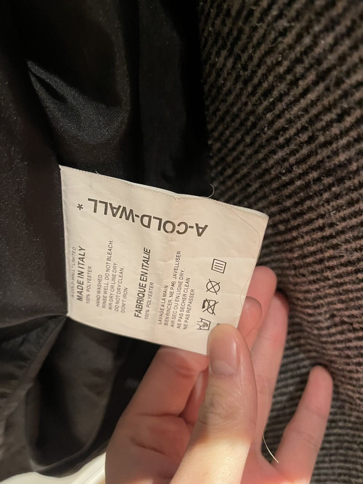 A-COLD-WALL* ACW FW15 Wool Coat Size US L / EU 52-54 / 3 - 5 Thumbnail