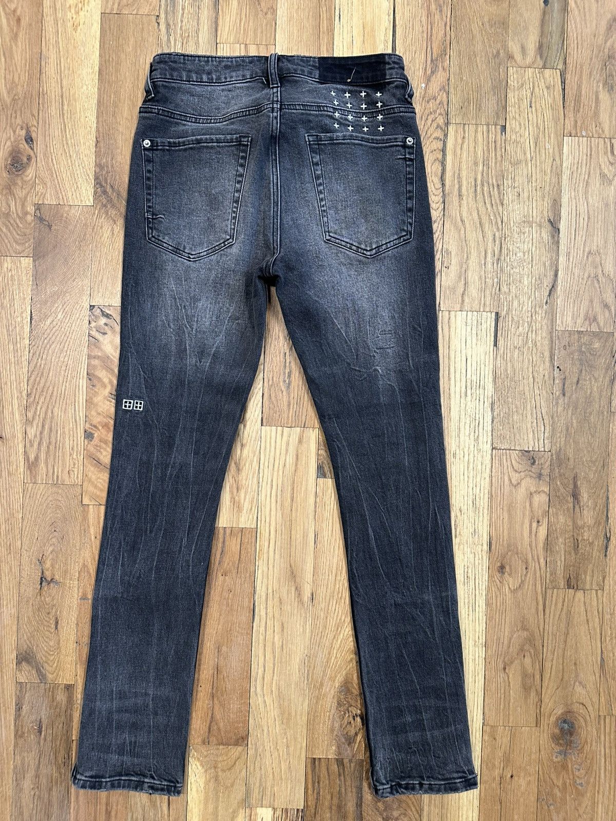 Ksubi Ksubi Zipper Flare Plain Gray Denim Jeans Size 28 Size US 28 / EU 44 - 2 Thumbnail