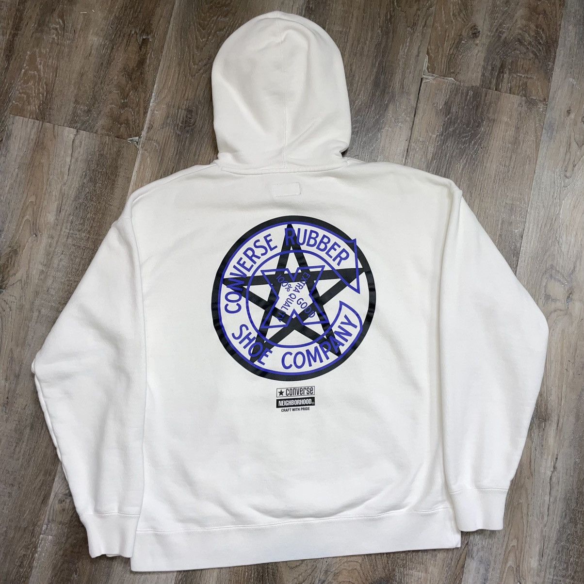 Converse × Neighborhood Neighborhood Japan Converse Hoodie Sweater Mens Large Chucks Size US L / EU 52-54 / 3 - 1 Thumbnail