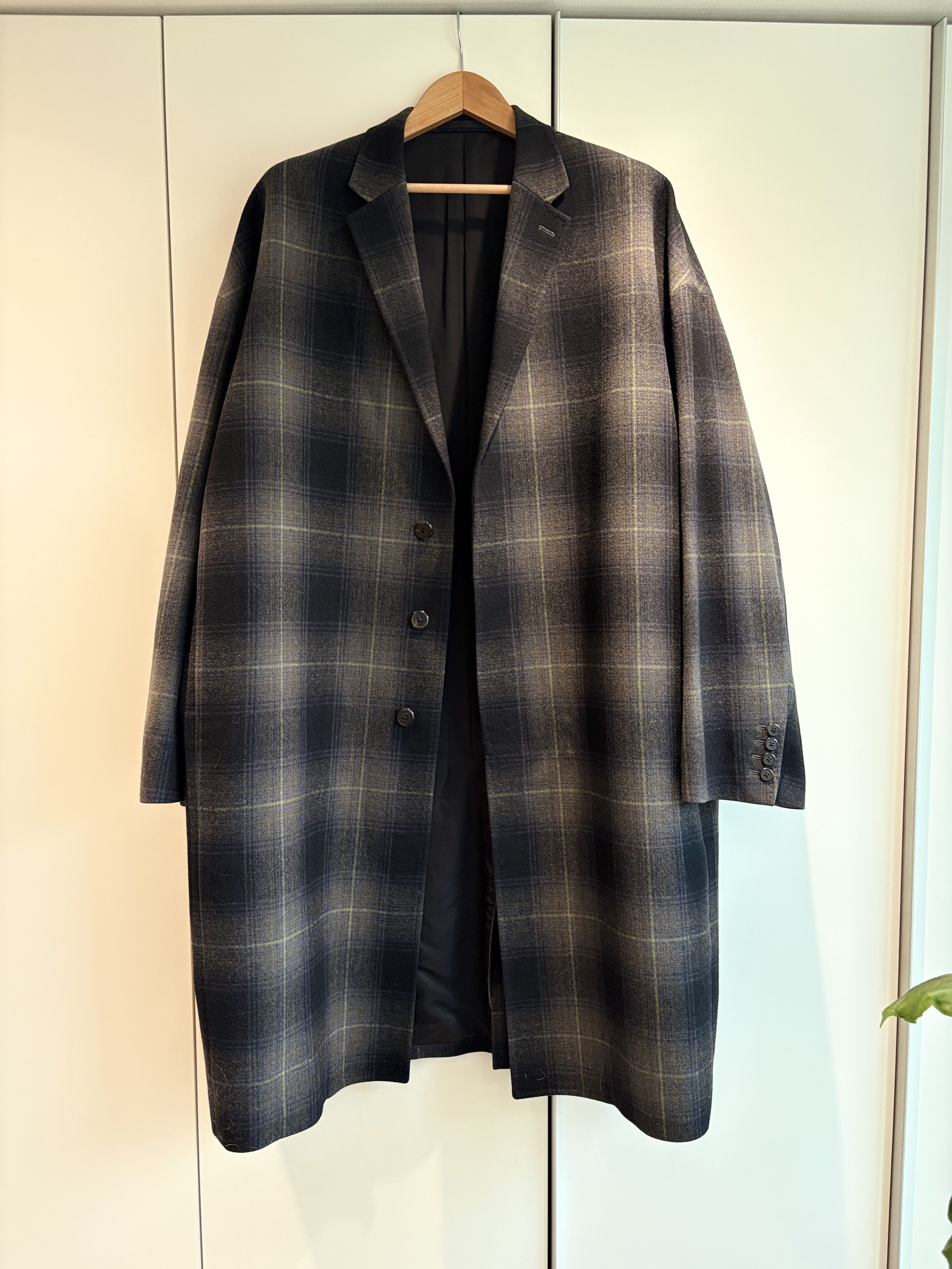 Lad Musician LAD MUSICIAN 17AW Melton Ombre Check Big Chester Coat - 46 Size US M / EU 48-50 / 2 - 4 Thumbnail
