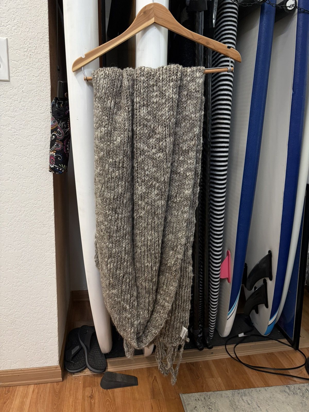Dior AW07 Oversized Knit Scarf Size ONE SIZE - 1 Thumbnail