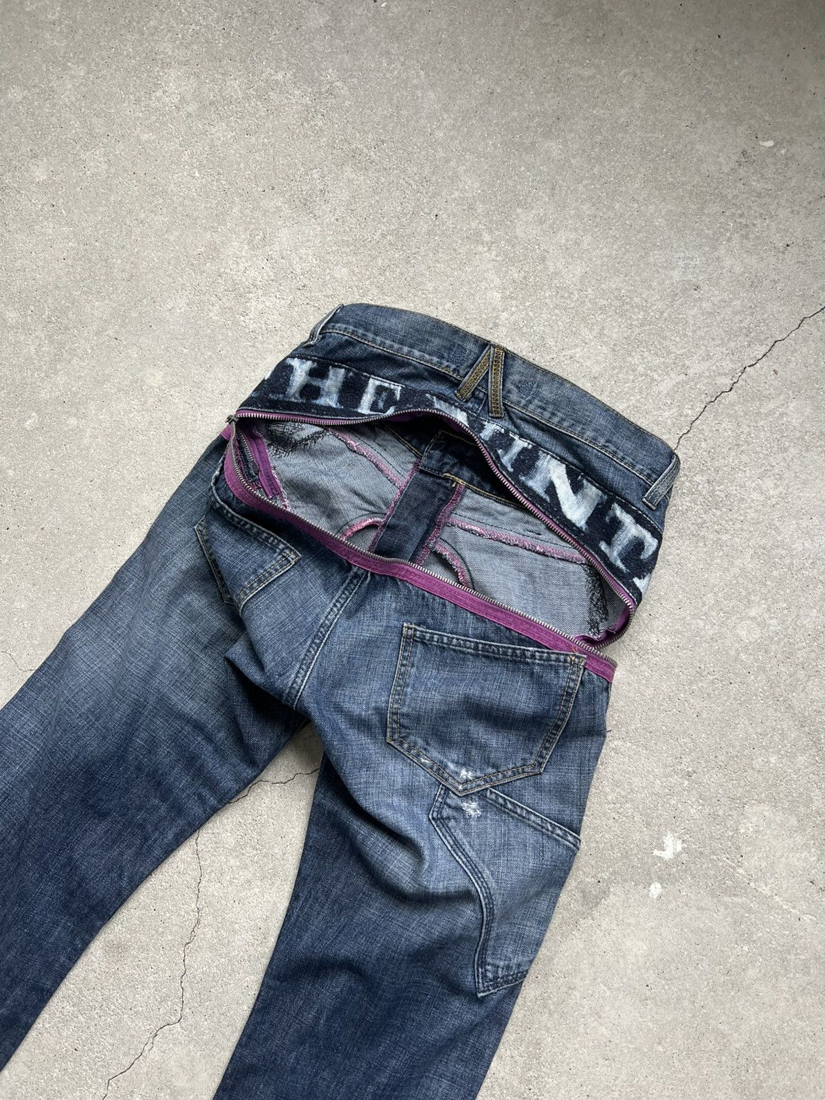 Hysteric Glamour × If Six Was Nine × Le Grande Bleu (L.G.B.) Rare Vintage IfSixWasNine style jeans LGB distressed denim Size 25" / US 0 / IT 36 - 4 Thumbnail