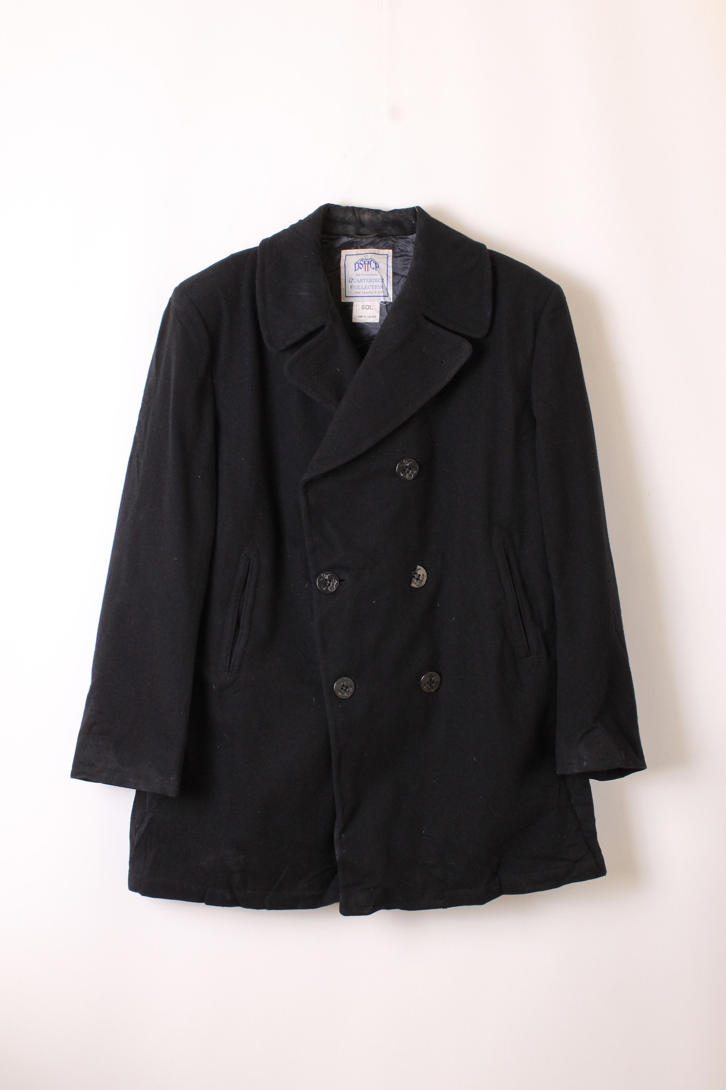 Other Us Navy Vintage Pea Coat Navy Blue 50 L 2XL 3XL Size US XXL / EU 58 / 5 - 1 Thumbnail