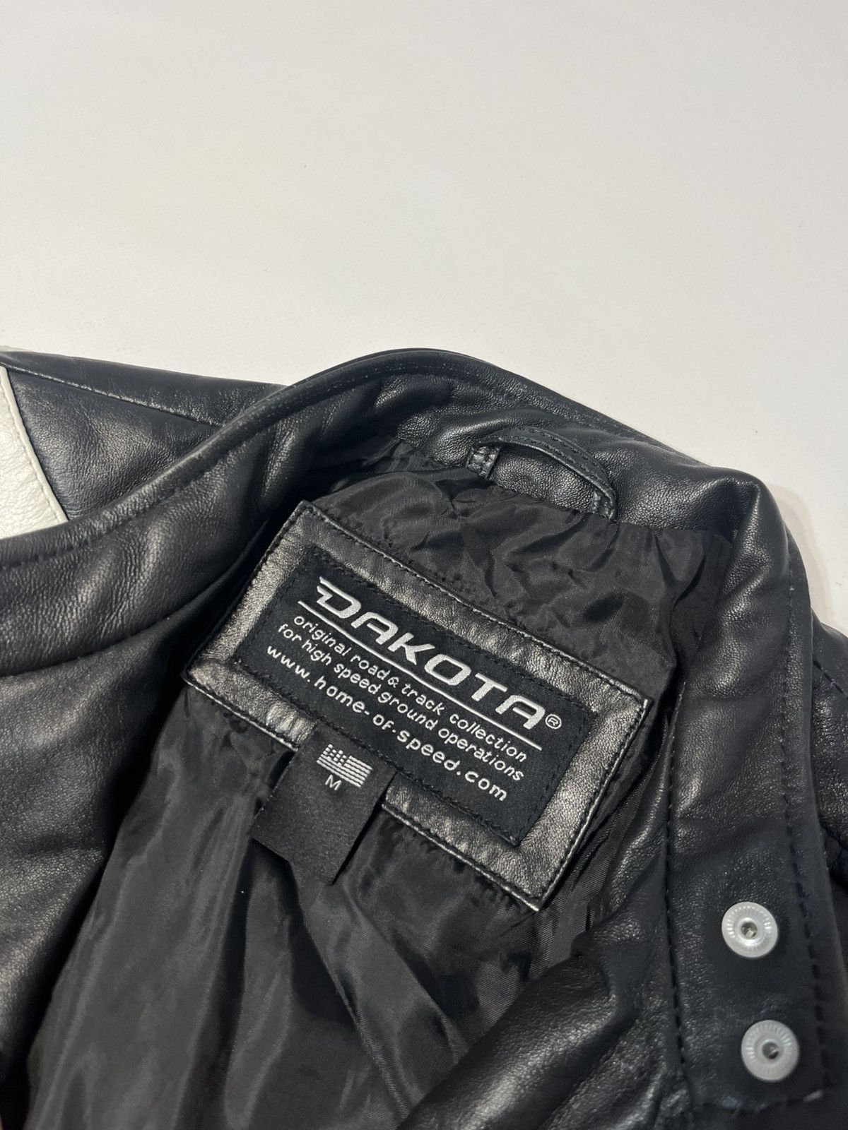 Japanese Brand Vintage Dakota Real Leather Racing Jacket Size M / US 6-8 / IT 42-44 - 5 Thumbnail