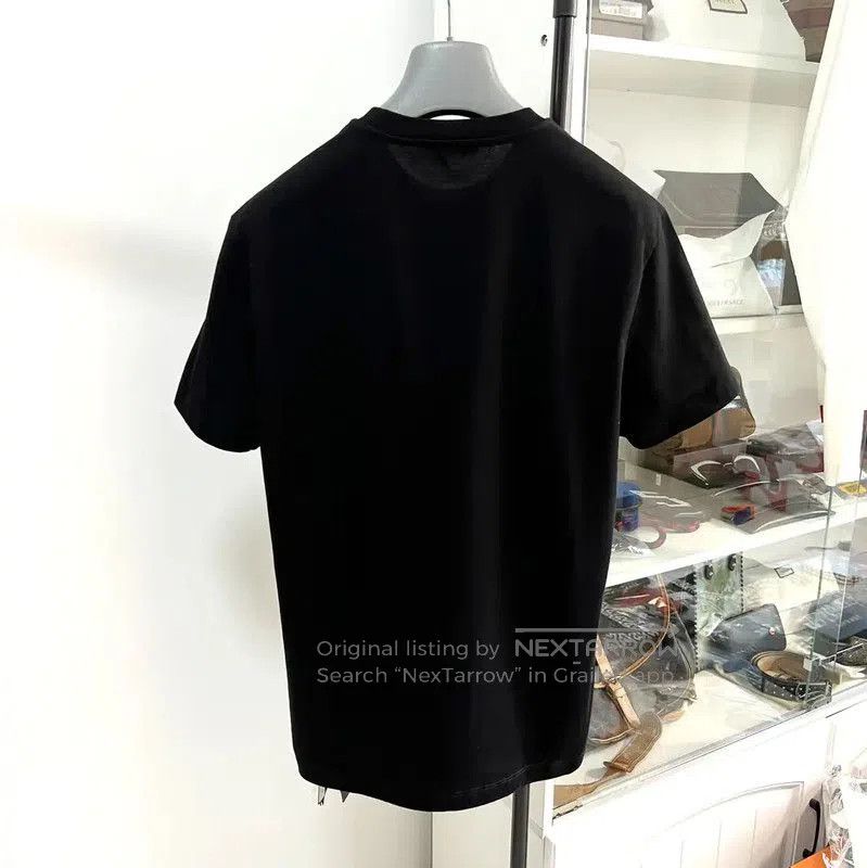 Versace Versace Black Cotton Short Sleeve T-Shirt . Size US XS / EU 42 / 0 - 4 Thumbnail