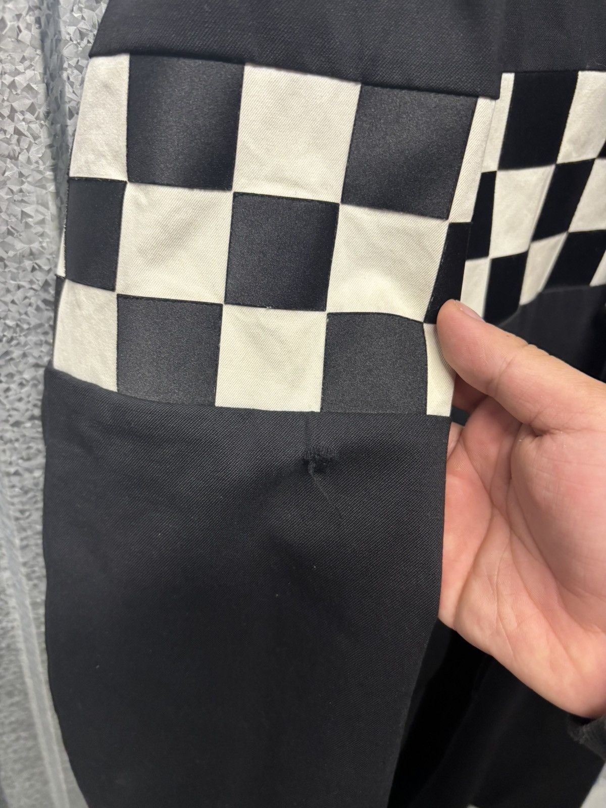 Dsquared2 DSQUARED2 Checkered Black Car Coat Size US L / EU 52-54 / 3 - 8 Thumbnail