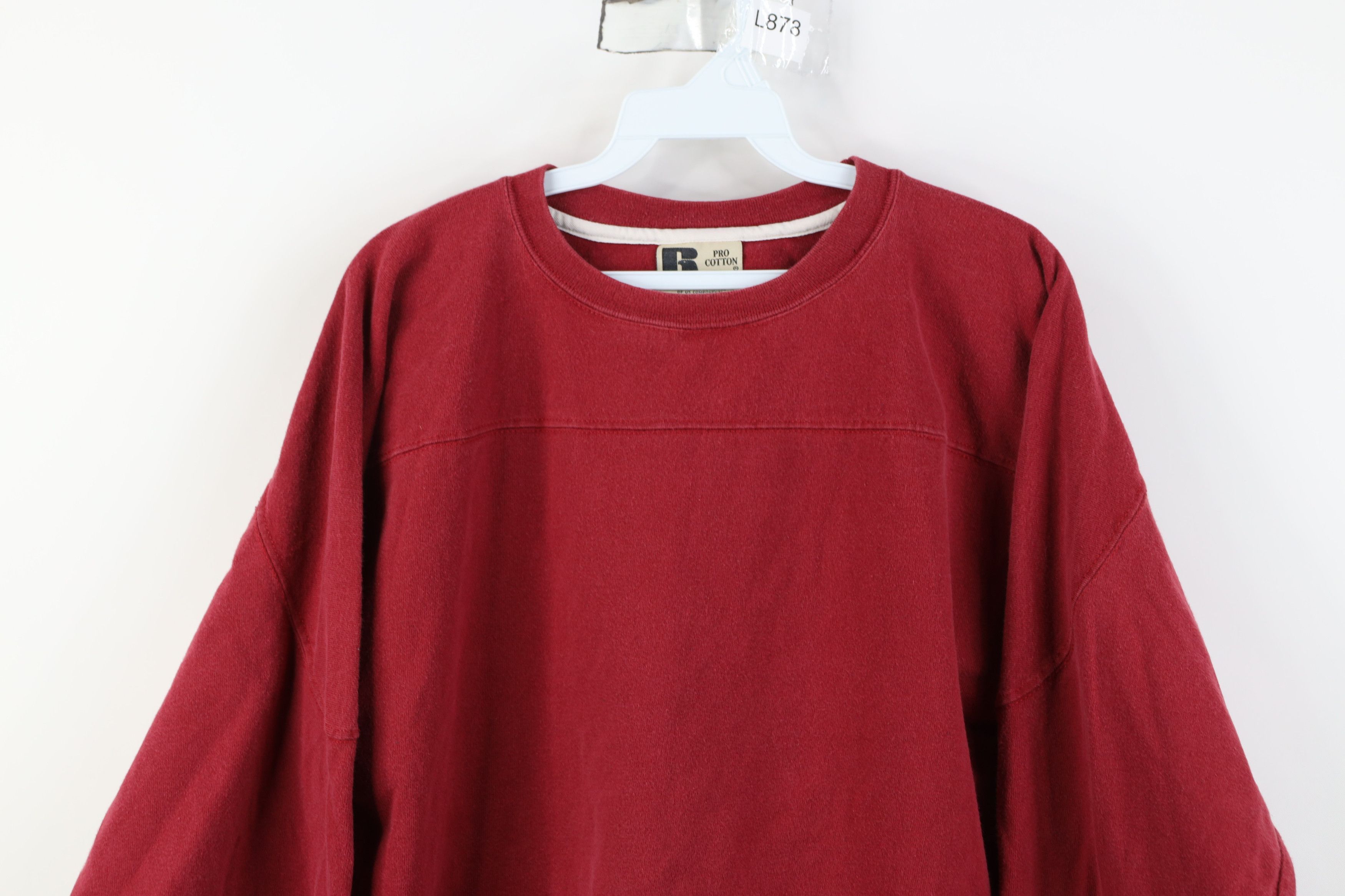 Russell Athletic Vintage 90s Russell Athletic Cotton Football Jersey T-Shirt Size US L / EU 52-54 / 3 - 2 Thumbnail