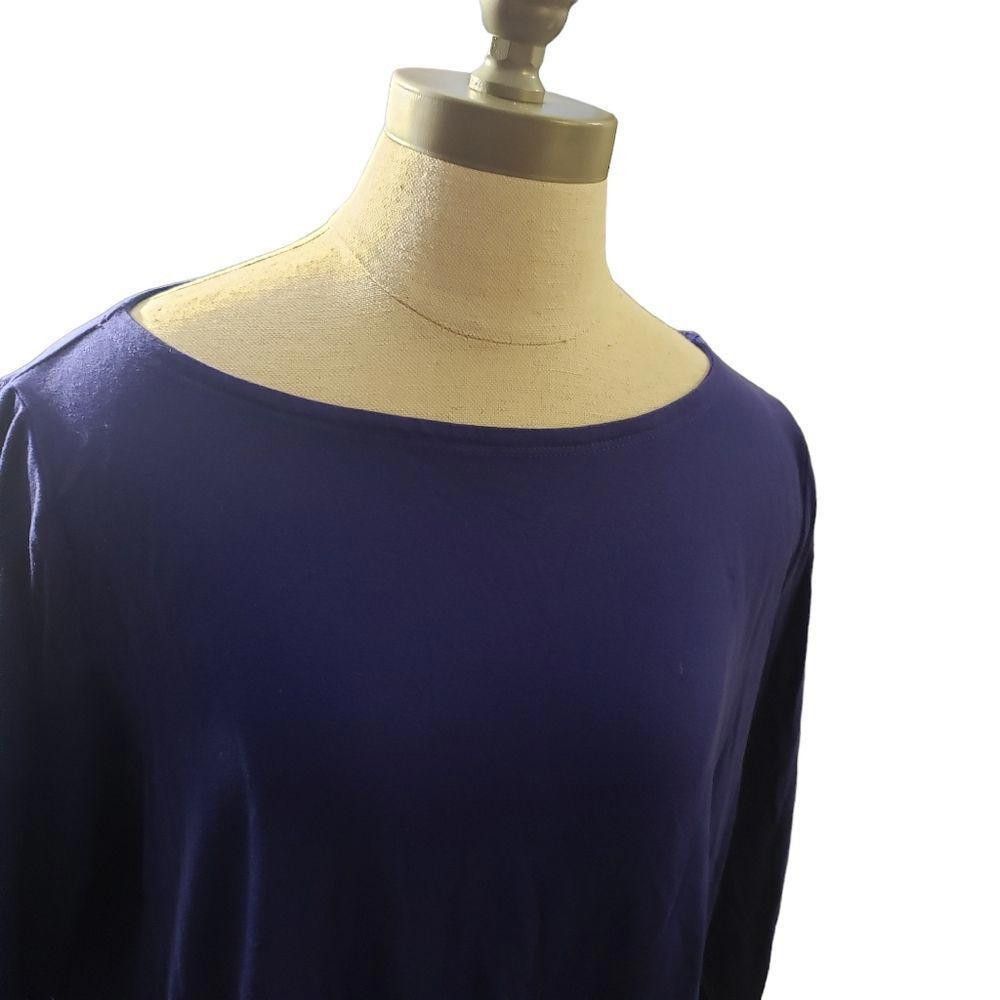 Eileen Fisher CT1116a Eileen Fisher Long Sleeve Ladies Crew Neck L Size L / US 10 / IT 46 - 2 Thumbnail