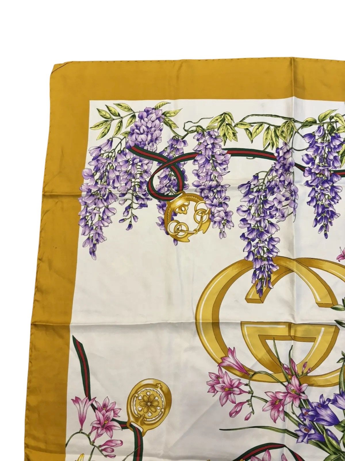 Gucci Gucci Flora GG silk scarf Size ONE SIZE - 3 Thumbnail