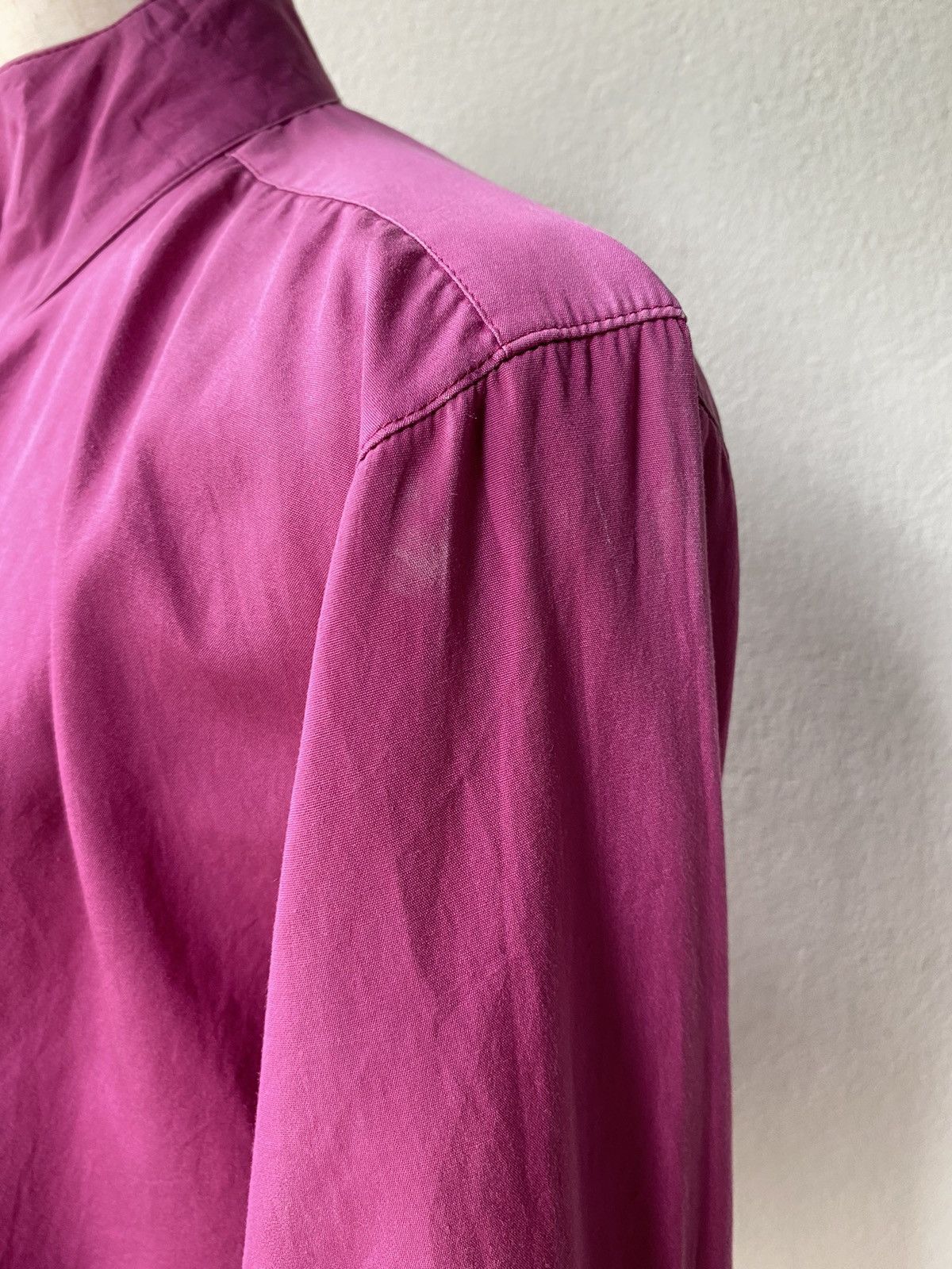 Kenzo KENZO Magenta High-Neck Shirt Size M / US 6-8 / IT 42-44 - 7 Thumbnail