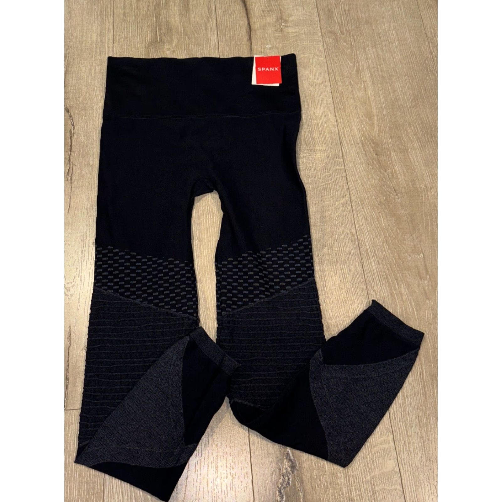 Spanx Spanx Women Small Moto Leggings Slimming Tummy Control Indigo Blue Activewear Ankle NWT Size 28" / US 6 / IT 42 - 3 Thumbnail