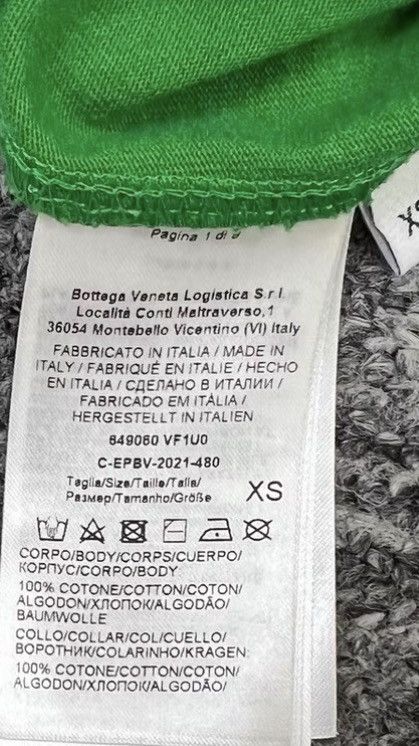 Bottega Veneta Bottega Veneta BV Back Embroidered Green Short Sleeve K12 Size XS / US 0-2 / IT 36-38 - 7 Thumbnail