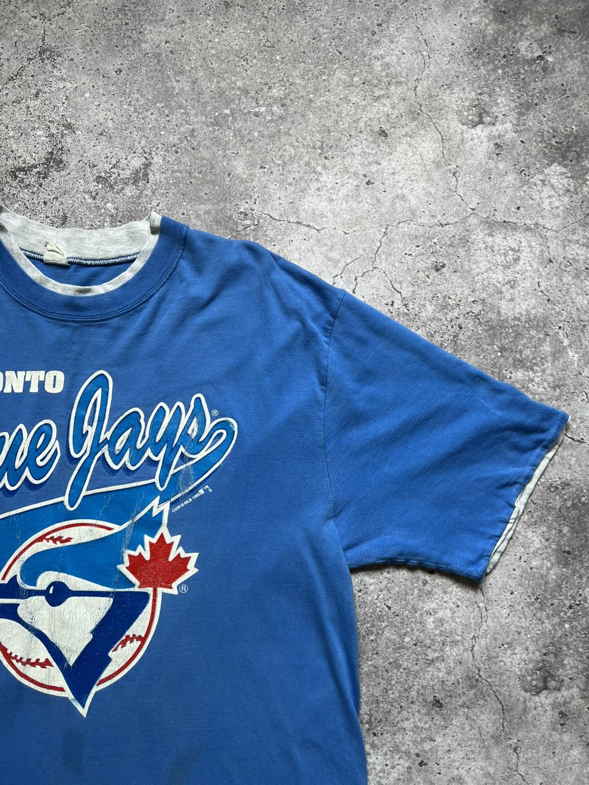 MLB Vintage 90s Toronto Blue Jays MLB Baseball Tee Shirt Size US XL / EU 56 / 4 - 6 Thumbnail