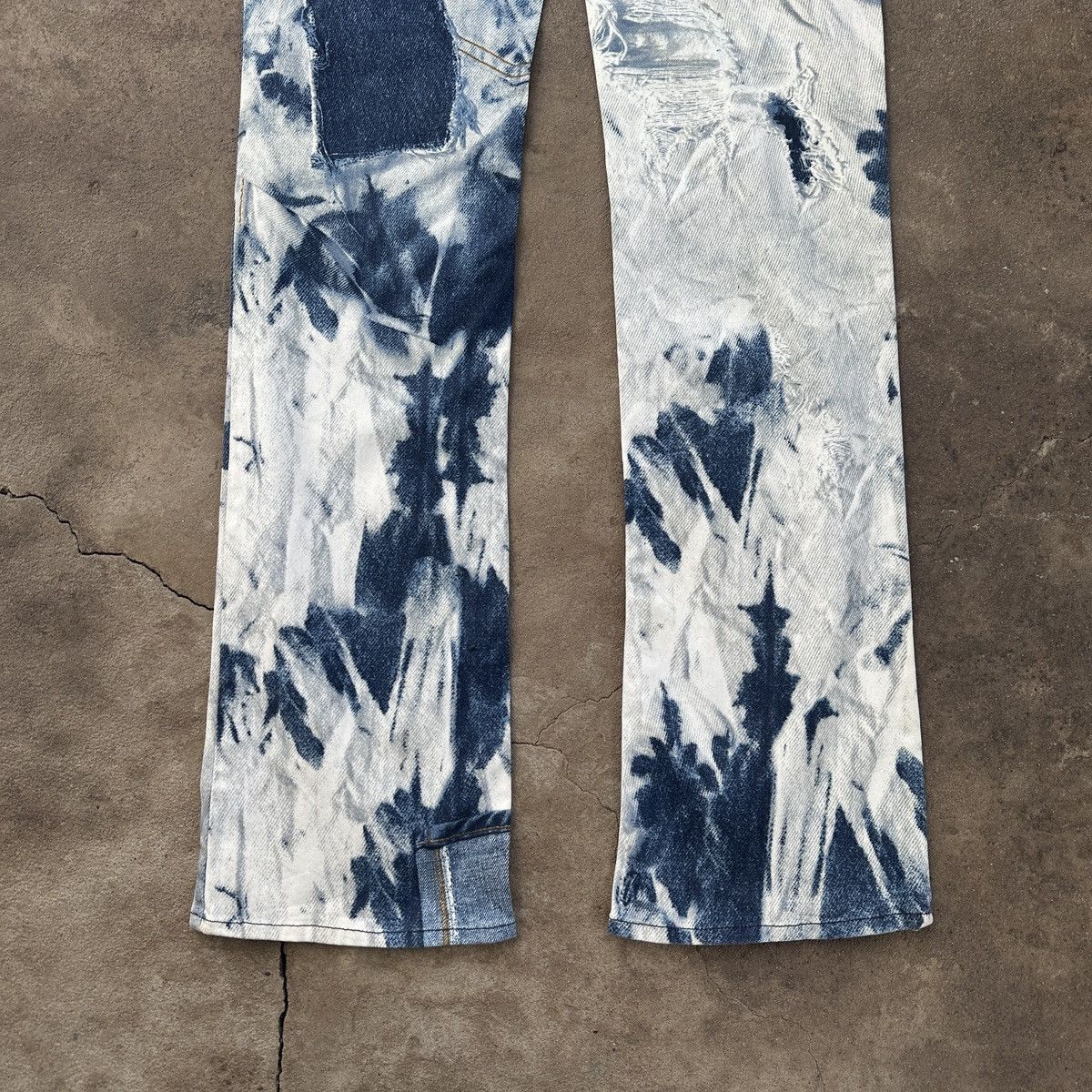 Just Cavalli Vintgae 2001 Just Cavalli Printed Denim Pants Size 26" / US 2 / IT 38 - 8 Thumbnail