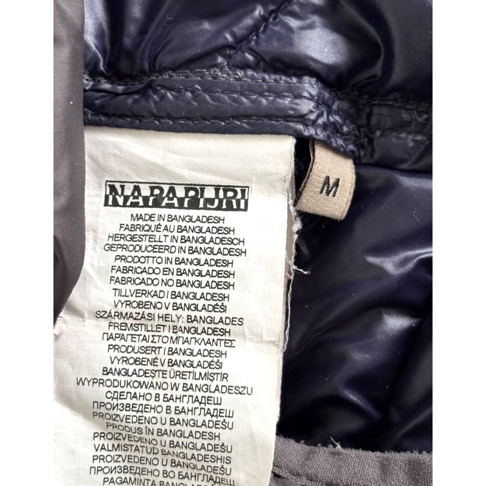 Napapijri Napapijri Jacket M Puffer Gray Men Regular Logo Vintage No Size US M / EU 48-50 / 2 - 6 Thumbnail