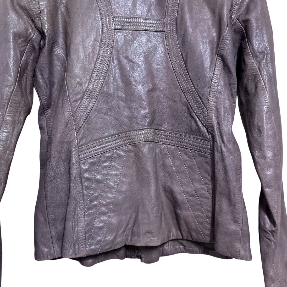 Diesel Diesel leather Biker Jacket Graphic Lining Size XS / US 0-2 / IT 36-38 - 10 Thumbnail