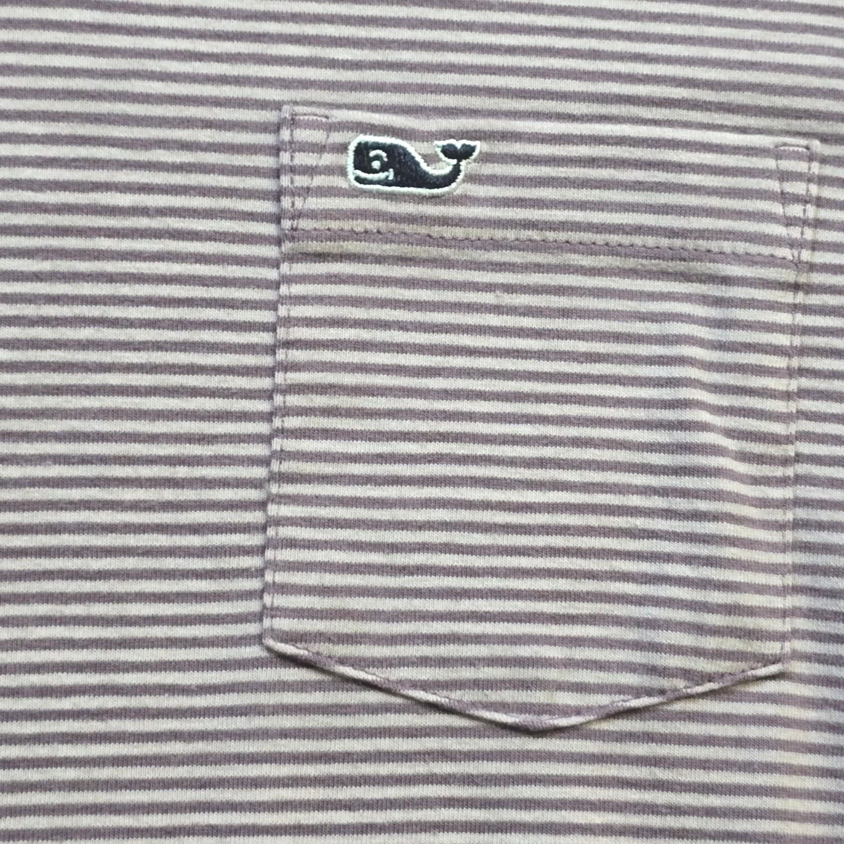 Vineyard Vines VINEYARD VINES Top Womens Small Purple Striped Hoodie Edgartown T Shirt Casual Size S / US 4 / IT 40 - 5 Thumbnail