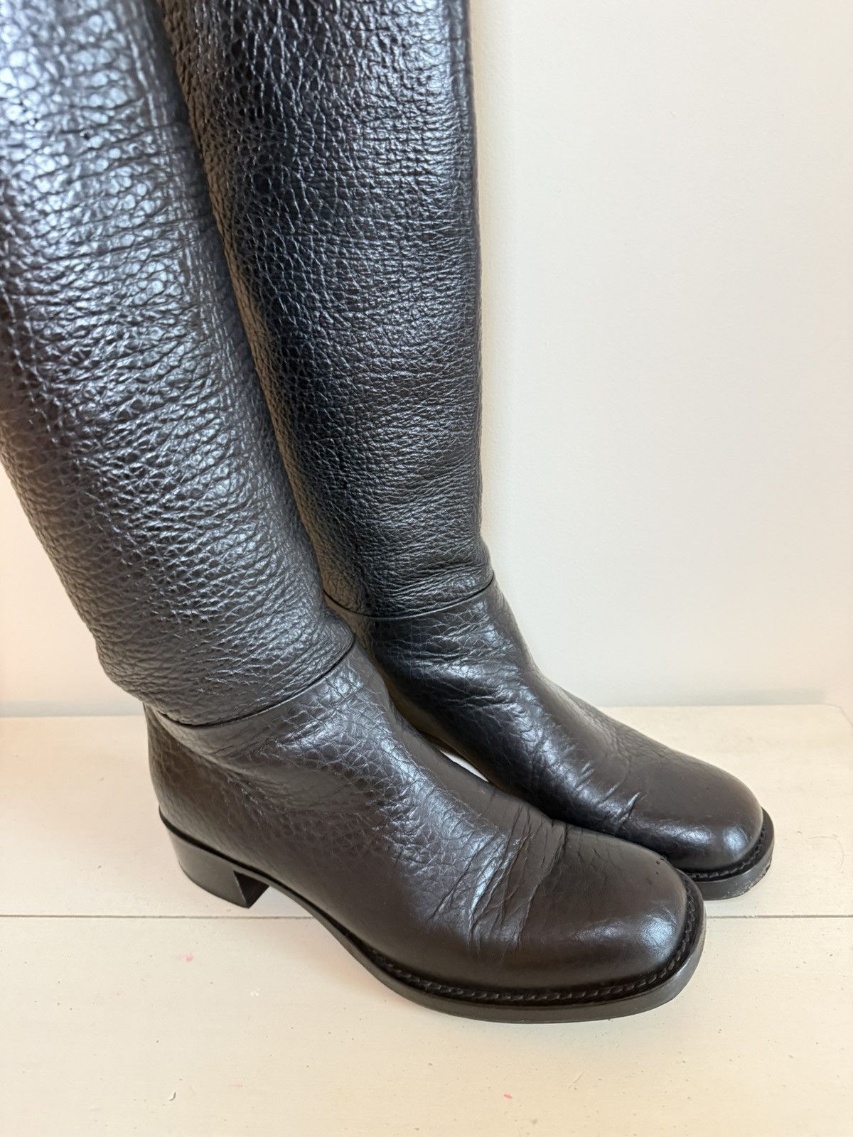 Prada Black Prada riding boots Size US 7.5 / IT 37.5 - 4 Thumbnail