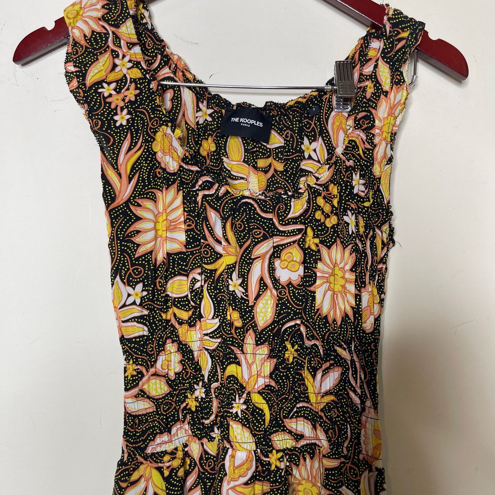 The Kooples The Kooples Long Summer Dress With All-Over Floral Motif Size M / US 6-8 / IT 42-44 - 9 Thumbnail
