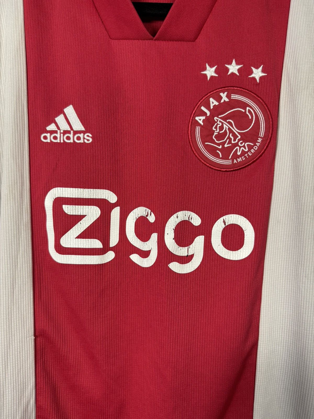 Adidas × Vintage Vintage Ajax 2020/21 Adidas Soccer Jersey Blokcore Large Size US L / EU 52-54 / 3 - 9 Thumbnail