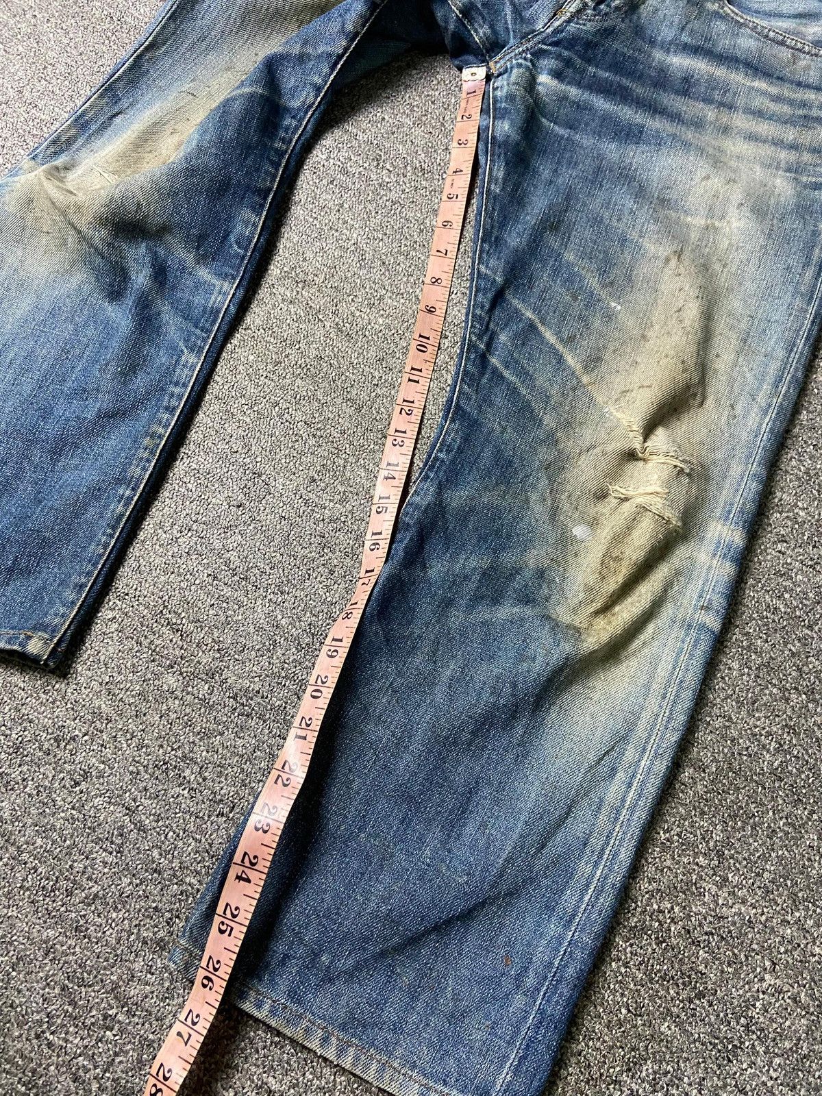 Gap × Japanese Brand × Vintage GAP 1969 Straight Cut Denim Jeans (132) Size US 33 - 7 Thumbnail
