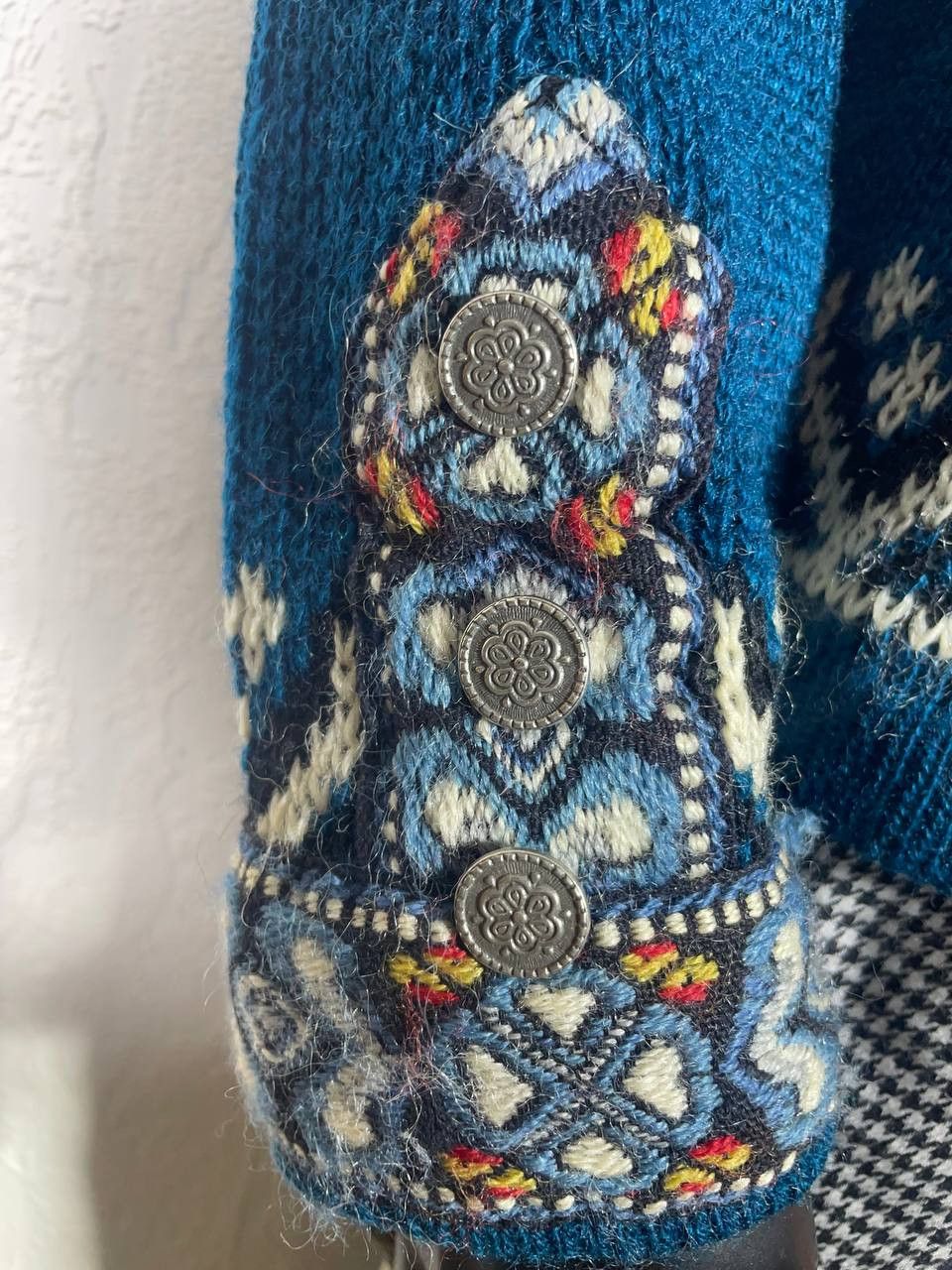 Nordstrom Norwegian NORDSTRIKK Wool Cardigan Sweater, size 42-48 Size L / US 10 / IT 46 - 8 Thumbnail