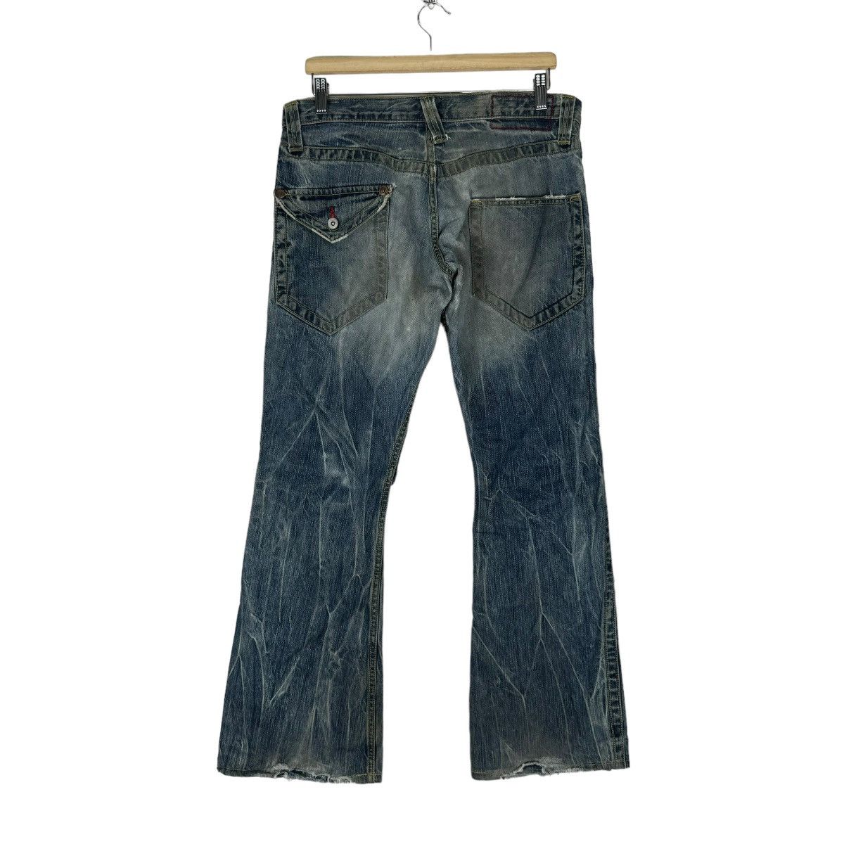 Japanese Brand ❄️BLUE WAY JAPAN FLARE DENIM JEANS PANTS Size US 32 / EU 48 - 12 Thumbnail