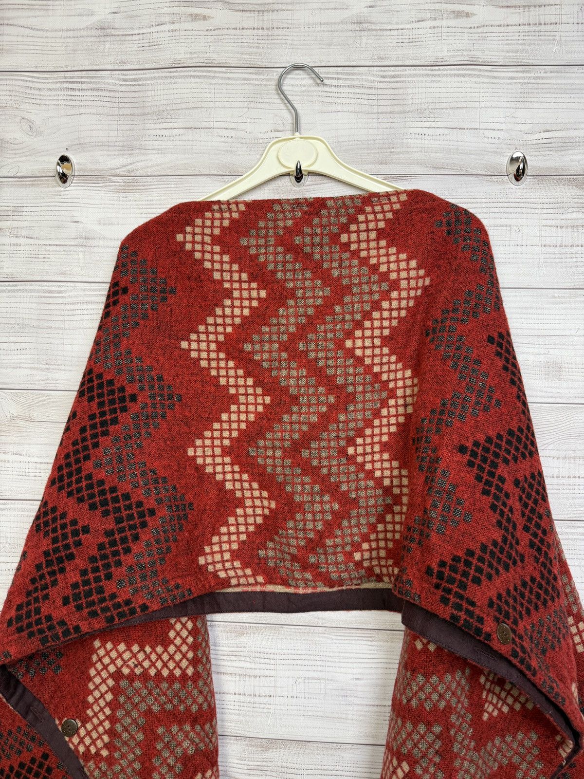 RRL Ralph Lauren RRL Ralph Lauren Wool Poncho Western Pattern Size ONE SIZE - 8 Thumbnail