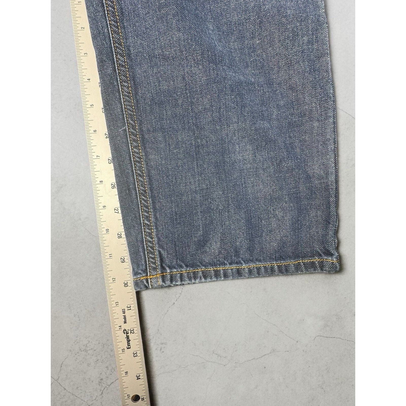 Hugo Boss Hugo Boss Alabama Jeans Mens 36x32 Blue Denim Straight Fit Size US 36 / EU 52 - 2 Thumbnail
