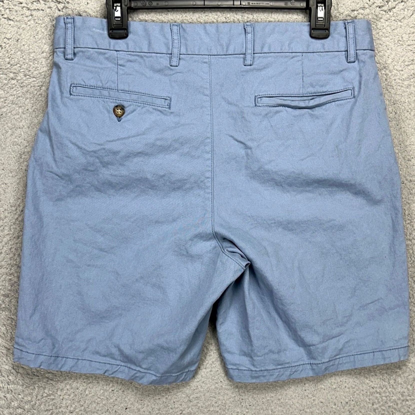 Old Navy Old Navy Built-In Flex Mens Slim Khakis Shorts 34 Light Blue Flat Front Stretch Khakis Casual Pockets Denim? No Size US 34 / EU 50 - 2 Thumbnail