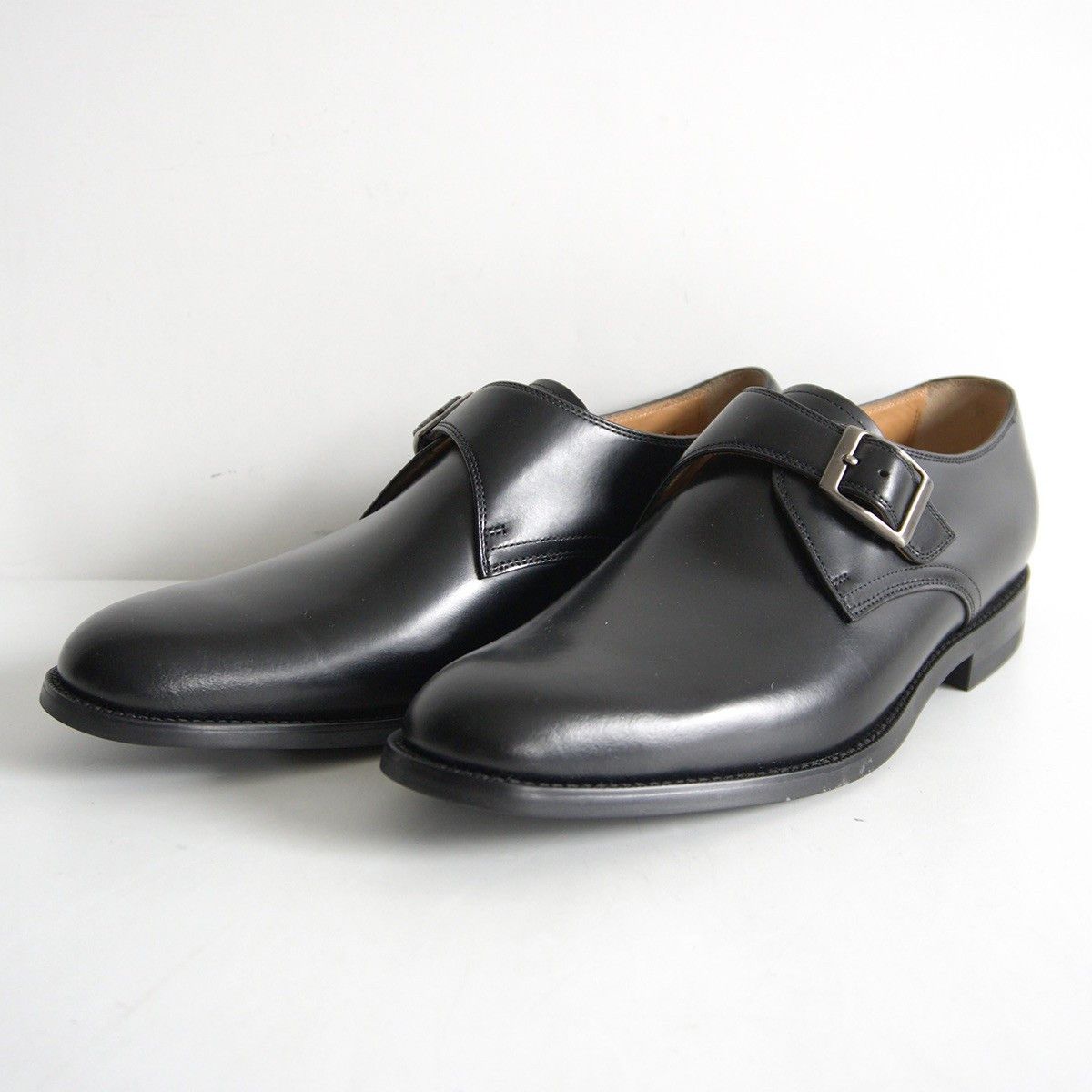 REGAL REGAL Monk Strap Leather Shoes Black Size 9 Size US 9 / EU 42 - 1 Thumbnail