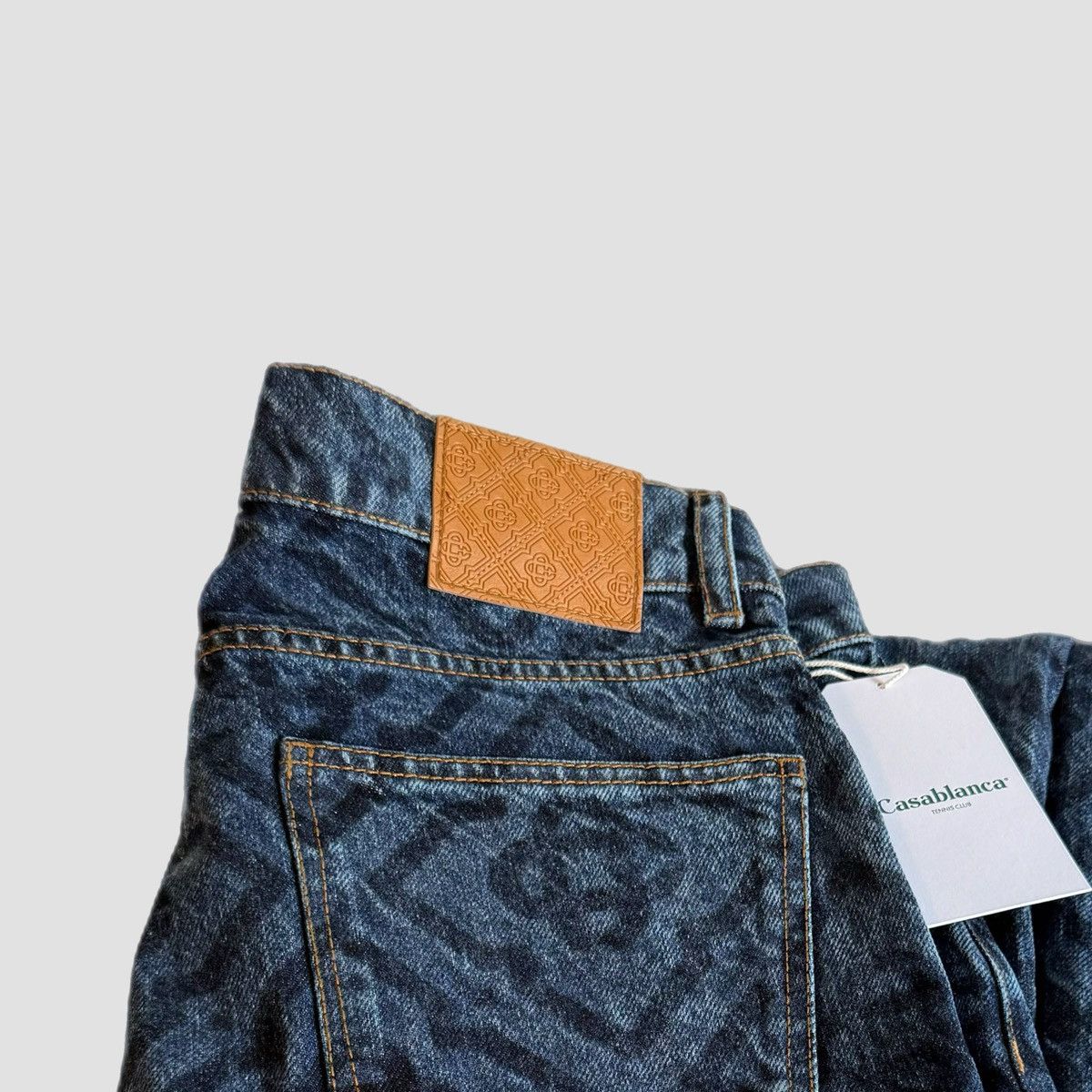Casablanca Casablanca Laser Monogran Denim Jeans Size US 32 / EU 48 - 10 Thumbnail